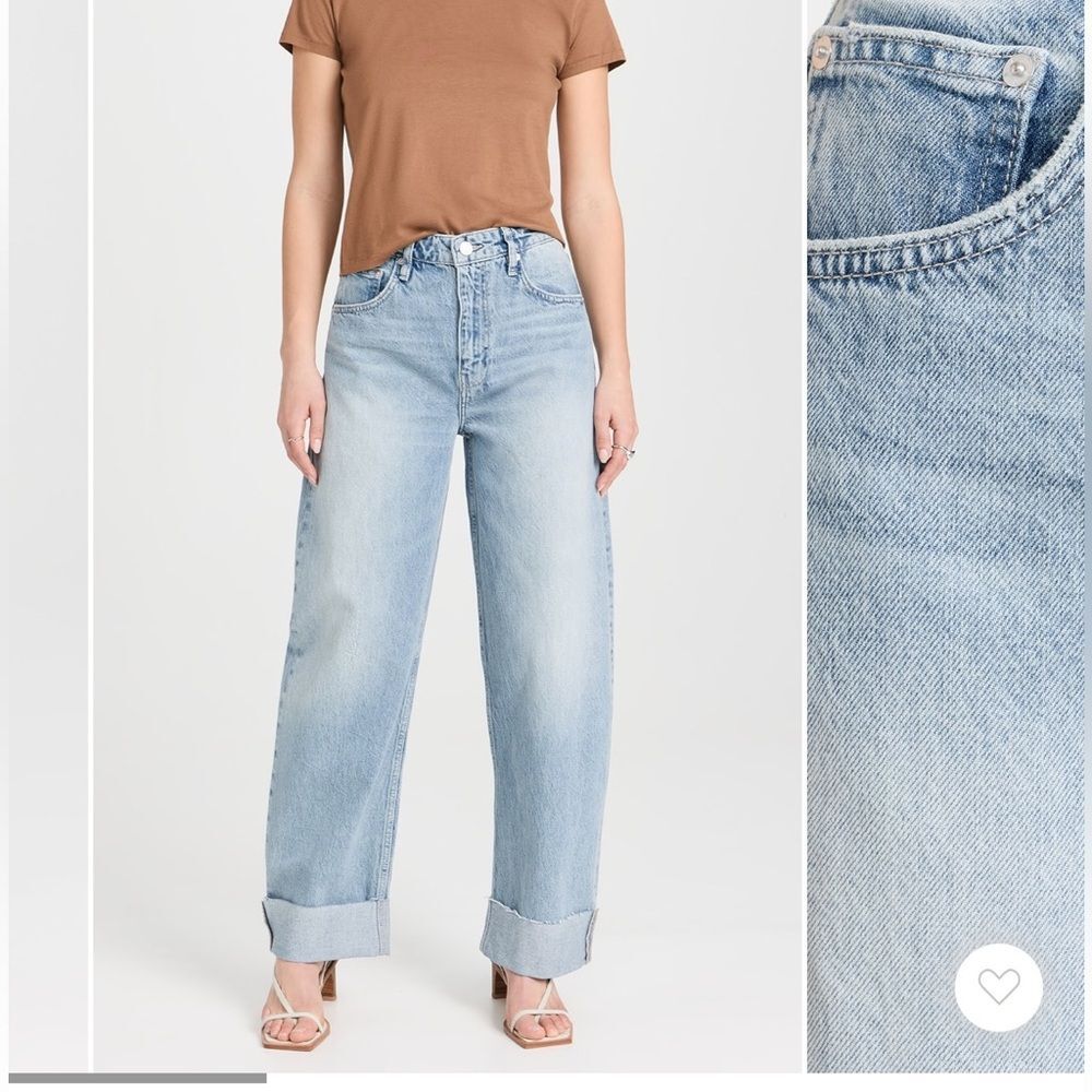 Frame Long Barrel Raw Cuff Jeans in Rhode size 28 - Picture 3 of 15